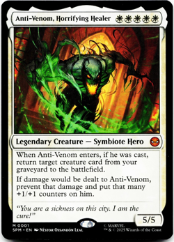 Anti-Venom, Horrifying Healer [Marvel's Spider-Man] Magic - MTG SPM ⚪ - Image 3