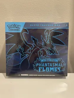 Pokemon TCG Phantasmal Flames Elite Trainer Box New Factory Sealed ETB - Image 1