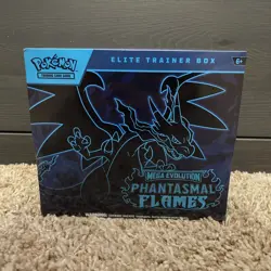 Pokemon TCG Phantasmal Flames Elite Trainer Box New Factory Sealed ETB - Image 1