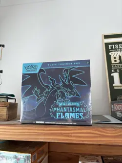 POKEMON PHANTASMAL FLAMES ELITE TRAINER BOX BRAND NEW FACTORY SEALED TCG ETB USA - Image 2
