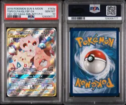 Pokemon Togepi & Cleffa & Igglybuff GX 143A/236 Alt Art Tag Team GEM MINT PSA 10 - Image 3