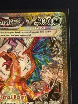 Pokemon TCG Charizard EX Holo Obsidian Flames Sir 223/197 Near Mint Condition - Image 4