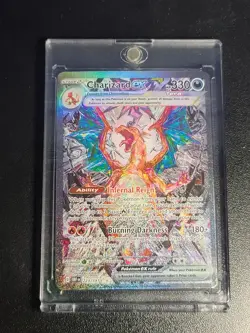 Pokemon TCG Charizard EX Holo Obsidian Flames Sir 223/197 Near Mint Condition - Image 1