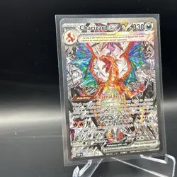Pokemon TCG Charizard EX Holo Obsidian Flames Sir 223/197 Near Mint Condition - Image 3