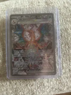 Pokemon TCG Charizard EX Holo Obsidian Flames Sir 223/197 Near Mint Condition - Image 1