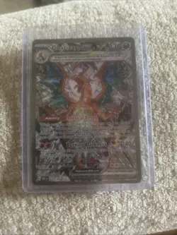 Pokemon TCG Charizard EX Holo Obsidian Flames Sir 223/197 Near Mint Condition - Image 2