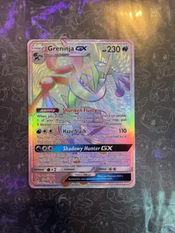 Greninja GX 133/131 Rainbow Secret Rare Pokemon 2018 Sun & Moon - Image 2