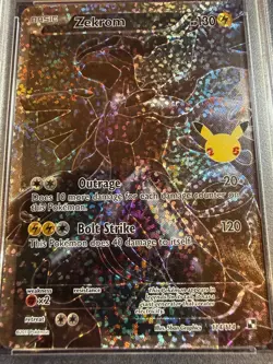 Zekrom 114 PSA 10 Gem Mint full art Celebrations classic collection pokemon 2021 - Image 2