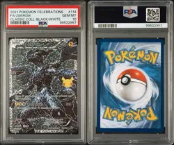 PSA 10 Gem Mint 2021 Pokemon Celebrations Full Art Zekrom Classic Collection 114 - Image 2