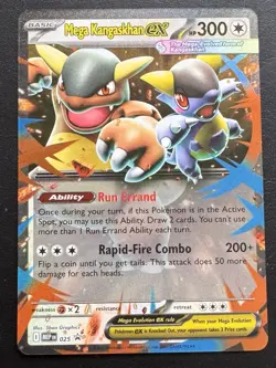 Mega Kangaskhan ex MEP 025 Black Star Promo Mega Evolution Pokemon TCG NM - Image 1