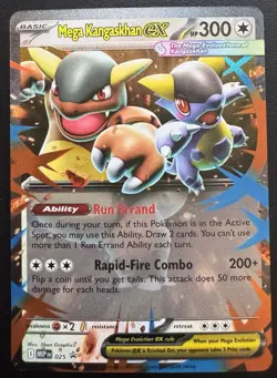 Mega Kangaskhan ex MEP 025 Black Star Promo Mega Evolution Pokemon TCG NM - Image 1