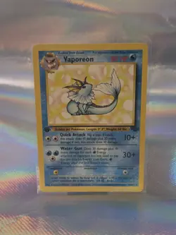 Vaporeon 28/64 1999 Jungle Set Non-Holo 1st Edition Vintage Pokemon TCG - Image 1