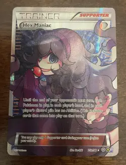 Pokemon Hex Maniac Full Art Rare Holo Card 75a/98 XY Promos Alternate Art - Image 1
