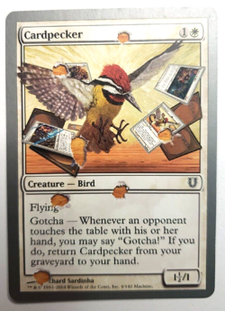 Cardpecker MTG White Bird Creature Magic the Gathering Card - Image 1