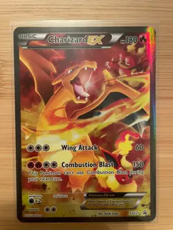 Pokemon TCG Charizard EX XY121 Black Star Promo Holo Card Near Mint Condition - Image 1