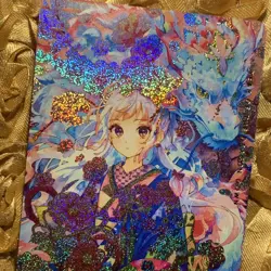 Shiro NO GAME NO LIFE Goddess Waifu ACG Holo Girl Anime Card Kimono - Image 2