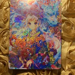Shiro NO GAME NO LIFE Goddess Waifu ACG Holo Girl Anime Card Kimono - Image 3