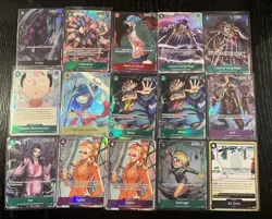 One Piece TCG English AA 15 Card Lot - All Near Mint - Image 1