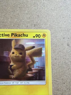 Detective Pikachu SM190 Black Star Promo Rare Holo Card Pokemon TCG (No Stamp) - Image 2
