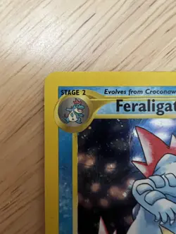 Pokemon Feraligatr 4/111 Neo Genesis Holo Unlimited Rare Card MP+ - Image 2