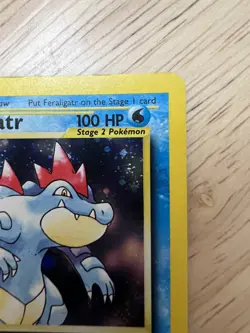 Pokemon Feraligatr 4/111 Neo Genesis Holo Unlimited Rare Card MP+ - Image 3