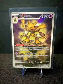 Alakazam 009 Mega Evolution Black Star Promo Pokemon TCG Card NM - Image 1