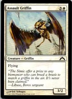 Assault Griffin - Mtg Gatecrash - Magic the Gathering Card - Image 1