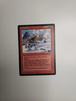 Avalanche MTG Red Sorcery Magic the Gathering Destroy Snow Covered Lands Card - Image 3