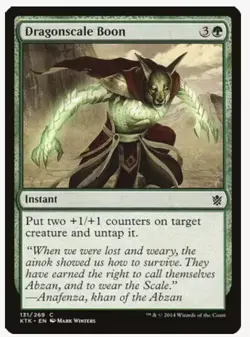 Dragonscale MTG Khans of Tarkir - Magic the Gathering Card - Image 1