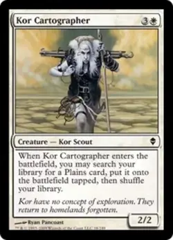 Kor Cartographer - MTG Zendikar - Magic the Gathering Card - Image 1