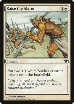 Raise the Alarm - Mtg Modern Event Deck - Magic the Gathering Card - Image 1