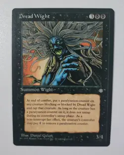 Dread Wight MTG Magic The Gathering Black Creature Card - Image 1