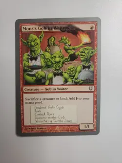 Mon's Goblin Waiters MTG Red Creature Card Magic the Gathering Card - Image 2