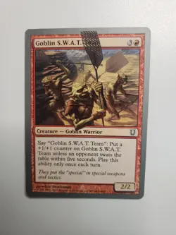 Goblin S.W.A.T. Team - mtg - Magic the Gathering - Red Creature Card - Image 2