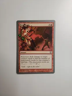 Punctuate - MTG - Magic the Gathering - Red Instant Card - Image 1