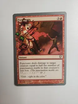 Punctuate - MTG - Magic the Gathering - Red Instant Card - Image 3