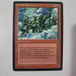 Orcish Squatters MTG Magic The Gathering Card Red Orc Creature Card - Image 1