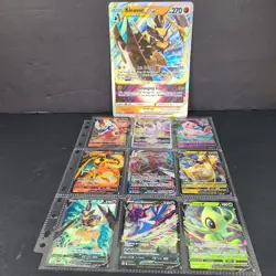 Pokemon 15 V/VStar/VMax Lot Mixed Holo + 1 VStar Jumbo Near Mint Cards - Image 1
