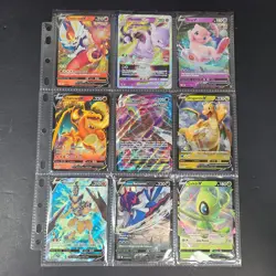 Pokemon 15 V/VStar/VMax Lot Mixed Holo + 1 VStar Jumbo Near Mint Cards - Image 4