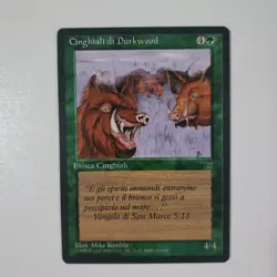 Durkwood Boars Italian Version MTG Magic The Gathering Card - Image 1