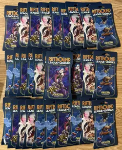 30x - Riftbound Origins Trading Card Game Booster Sleeved Pack (Lot of 30) - Image 1