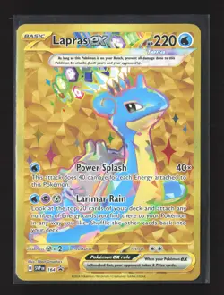 Pokemon SV: Scarlet & Violet Promo Cards #164 Holo Promo Lapras ex - Image 1
