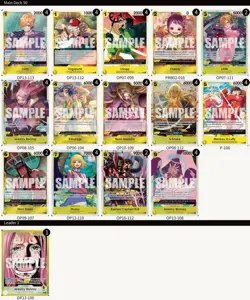 Jewelry Bonney OP13-100 Upgraded 50 Card Deck One Piece TCG *Read Description* - Image 1