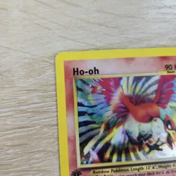 LP 1st Edition Ho-oh 07/64 Neo Revelation Holo 2000 Nintendo Pokemon Card - Image 2