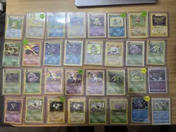 Vintage Pokemon Lot Holos, Shadowless, First Edition WOTC Pokemon Cards Base set - Image 4