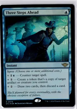 Three Steps Ahead Outlaws of Thunder Junction Foil NM R 0075 - Image 1