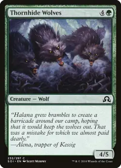 Thornhide Wolves Magic MtG Shadows Over Innistrad - Image 1