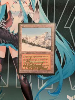 FBB German Taiga MTG Magic the Gathering Signed By Rob Alexander - Image 1