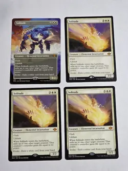 4x Solitude - (1 Is Variant) - Modern Horizons 2 - Near Mint - Unplayed - MTG - Image 1