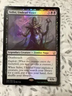 Sidisi, Undead Vizier (FOIL) - Dragons of Tarkir DTK - Light Play - MTG Rare - Image 2